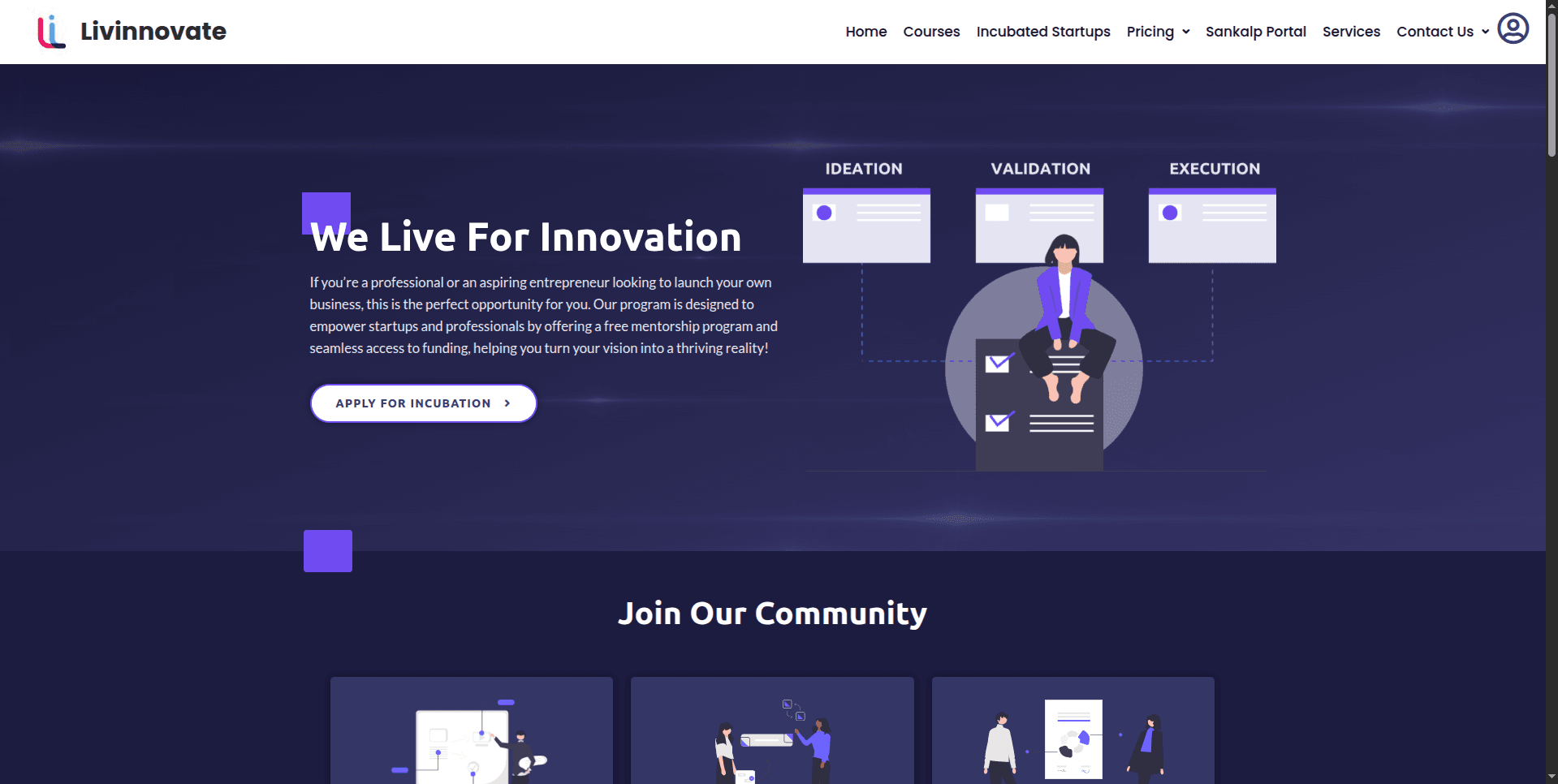 Livinnovate website